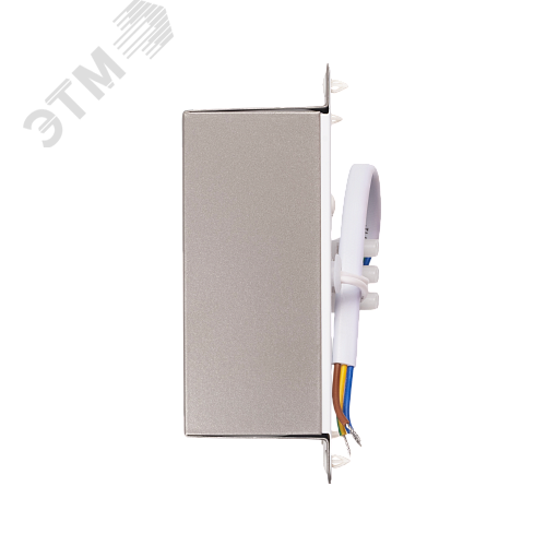 Светильник светодиодный ДВО 089/G OPAL 9W 3000K GREY IP40 780 Лм Грильято 100х100 мм Домино JazzWay - фото 4