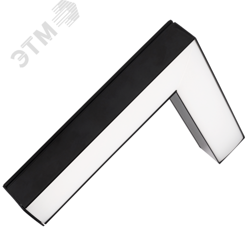 Светильник светодиодный ДПО-02L 16W 4000K 1600Лм BLACK L-обр. для реечных потолков IP40 Jazzway - фото 1