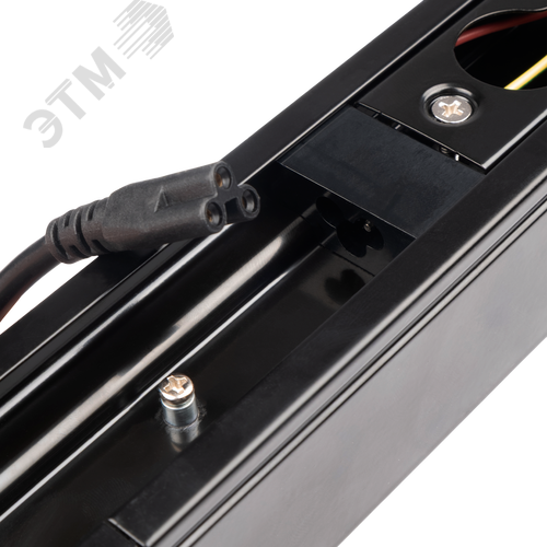 Светильник светодиодный ДПО-02L 16W 4000K 1600Лм BLACK L-обр. для реечных потолков IP40 Jazzway - фото 9