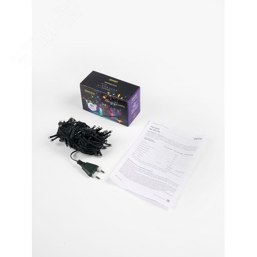 Гирлянда-нить для внутренних помещений 80 мультицвет LED 8.8 м, 8 режимов 220В - фото 2