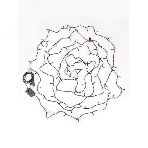 Гирлянда-нить для внутренних помещений 80 мультицвет LED 8.8 м, 8 режимов 220В - фото 3