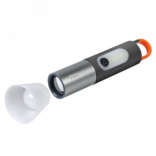 Изображение товара Фонарь светодиодный ручной боковая подсветка литий-ионный аккумулятор Accu1-L5W L3W-bk, Li-Ion (шт)