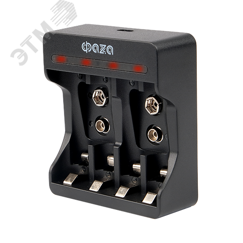 Изображение товара Зарядное устройство для аккумуляторов B-55USB AA, AAA, 9V ФАZА (шт)