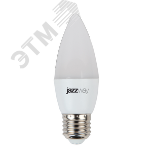 Лампа светодиодная LED 8 Вт 640Лм 3000К белая Е27 Свеча
