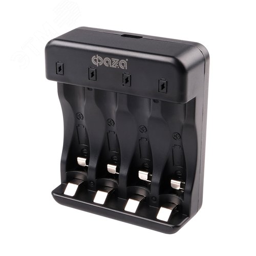 Изображение товара Зарядное устройство для аккумуляторов АА/ААА питание от USB с кабелем CND-4-03 ФАZА (шт)