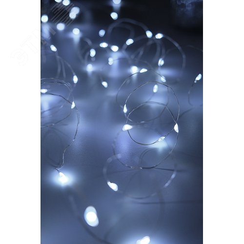 Комплект из 2-х гирлянд Пробки для внутренних помещений IP20 DC-G04-20WS2 белый свет 20 LED 3xAG13 - фото 7