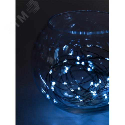 Гирлянда-роса уличная питание от батареек DC-G06-50W 50 белый microLED 5.1 м. 8 режимов 3xAA - фото 4