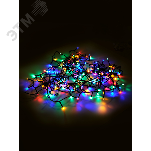 Светодиодная электрогирлянда Бахрома 100 мульти LED, 2х0,55м, IP44, соединяемая, Jazzway - фото 1