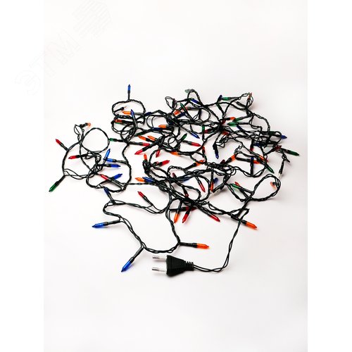 Гирлянда внутренняя 20 миниламп разноцветная 1.2 м - фото 3