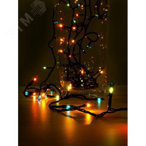Гирлянда внутренняя 50 миниламп разноцветная 3 м 2 режима - фото 2