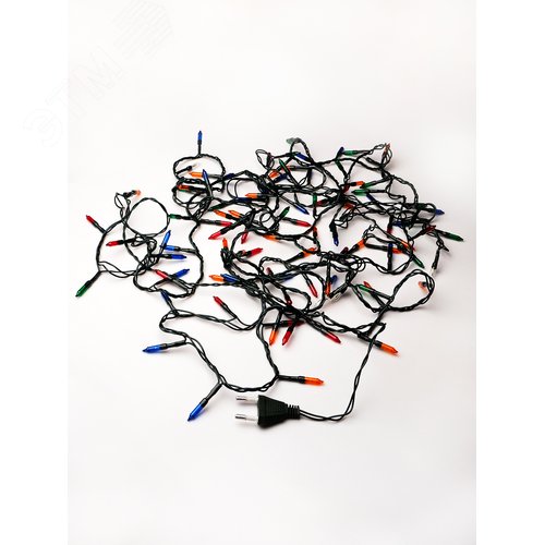 Гирлянда внутренняя 50 миниламп разноцветная 3 м 2 режима - фото 5