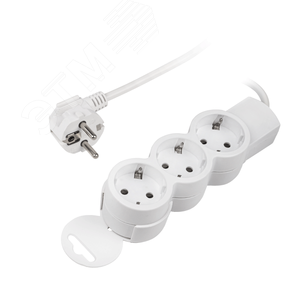 Изображение товара Удлинитель бытовой ФАZА FG-03-500 3x5,0 с заземлением, 10А (шт)