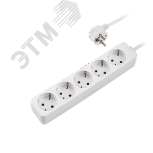 Изображение товара Удлинитель бытовой ФАZА FTG-05-150 5x1,5 с заземлением (шт)