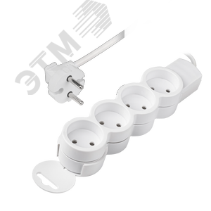 Изображение товара Удлинитель бытовой ФАZА FX-04-150 4x1,5, 10А (шт)