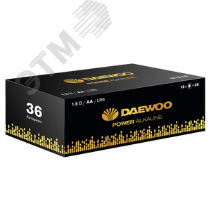 Элемент питания LR03 (AAА) DAEWOO Power Alkaline,  упаковка 36 шт.
