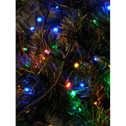 Электрогирлянда наружная 200 LED 20 м разноцветная 8 режимов - фото 3