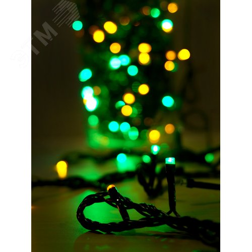 Электрогирлянда наружная 200 LED 20 м разноцветная 8 режимов - фото 4