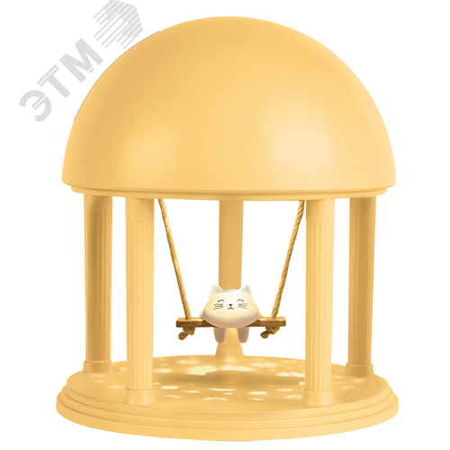 Изображение товара Светильник настольный, светодиодный, Котик Желтый (шт)