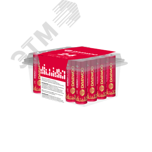 Элемент питания LR 6 (AA) DAEWOO Energy Alkaline,  упаковка 24 шт. - фото 1