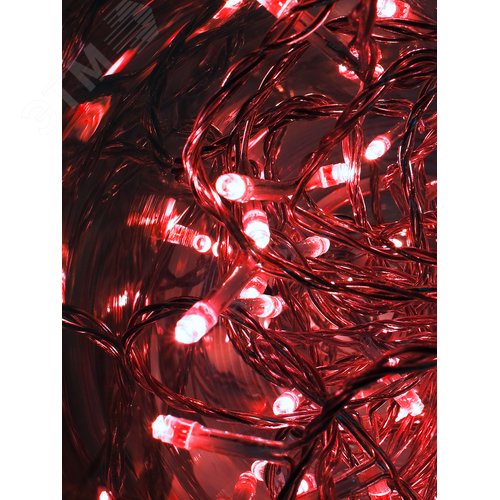 Электрогирлянда наружная 120 LED 12 м красная - фото 3