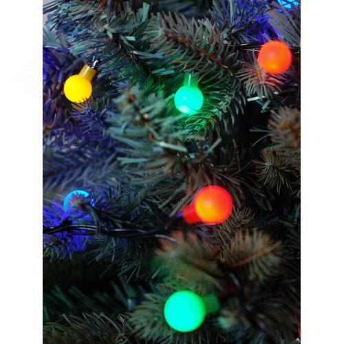 Электрогирлянда Жемчужные шарики 128LED разноцветная - фото 2