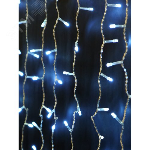 Электрогирлянда Занавес LDCL368-W-E 150x150 368L LED. белый - фото 3