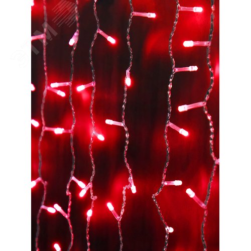 Электрогирлянда Занавес LDCL544-R-E внутренняя 150x220 544L LED - фото 3