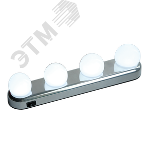 Изображение товара Светильник беспроводной светодиодный ML-L04-sr, подсветка для зеркал, серебро (шт)