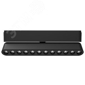 Светильник трековый светодиодный низковольтный ДПО16 1312R 12W 4000K spot 36 град черный IP20 - фото 1