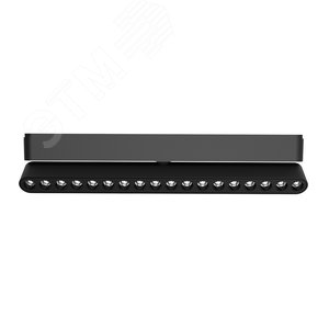 Светильник трековый светодиодный низковольтный ДПО16 1318R 18W 3000K spot 36 град черный IP20 - фото 1