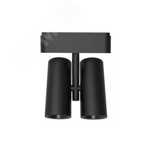 Светильник трековый светодиодный низковольтный ДПО16 2320A 2X10W 4000K 36 град черный IP20 - фото 1