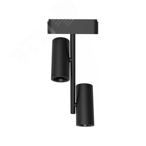 Светильник трековый светодиодный низковольтный ДПО16 2320B 2X10W 4000K 36 град черныйIP20 - фото 1