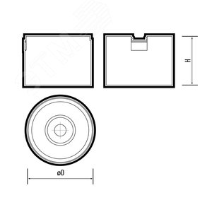 Светильник трековый светодиодный низковольтный ДПО16 3208 8W 3000K 25 град черныйIP20 - фото 2