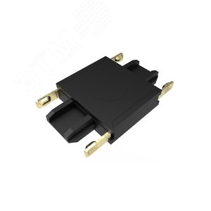 Коннектор черный I-обр. MTR16 CI-BL к низковольтному шинопроводу - фото 1