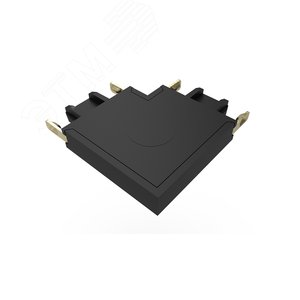 Изображение товара Коннектор черный L-обр. MTR16 CL-BL к низковольтному шинопроводу (шт)