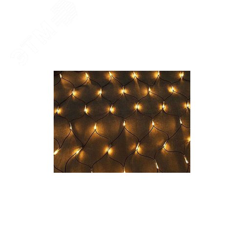Электрогирлянда Сетка 144 LED уличная желтая - фото 2