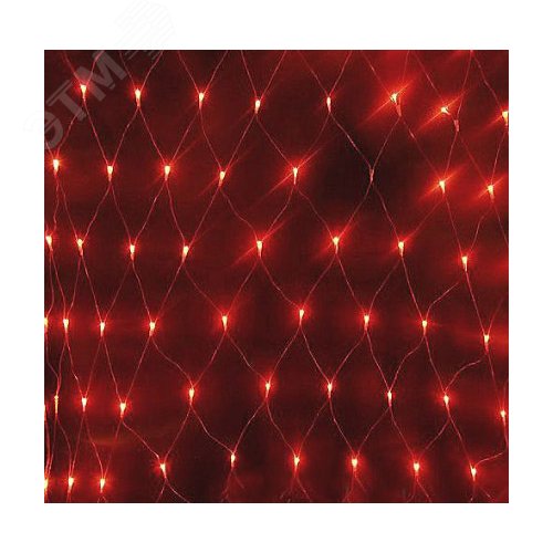 Электрогирлянда Сетка 300 LED уличная красная - фото 2