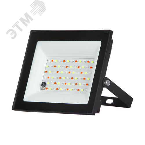 Прожектор светодиодный LED ДО PFL-20W RGB-RC черный IP65 - фото 5