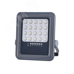 Прожектор светодиодный LED ДО-50 Вт 6500К серый 800 Лм IP65 с солнечной панелью - фото 4