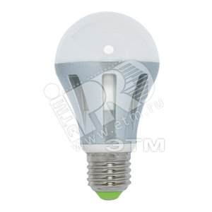 Лампа светодиодная LED 8вт E27 A60 холодная PLED