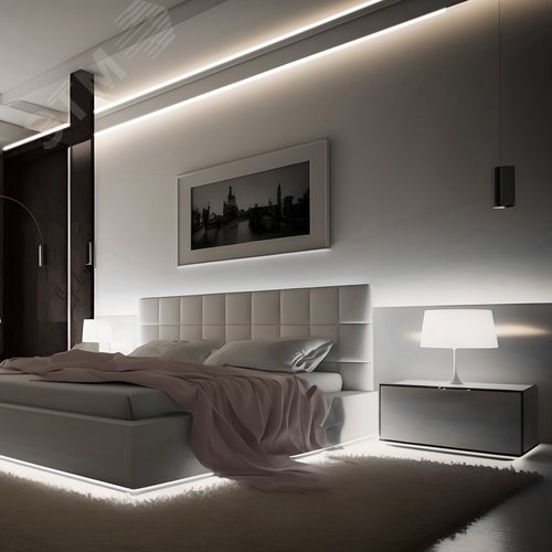 Лента светодиодная 14.4 Вт/м 12В 4000К белый IP20 60 LED/м 5м JazzWay - фото 3