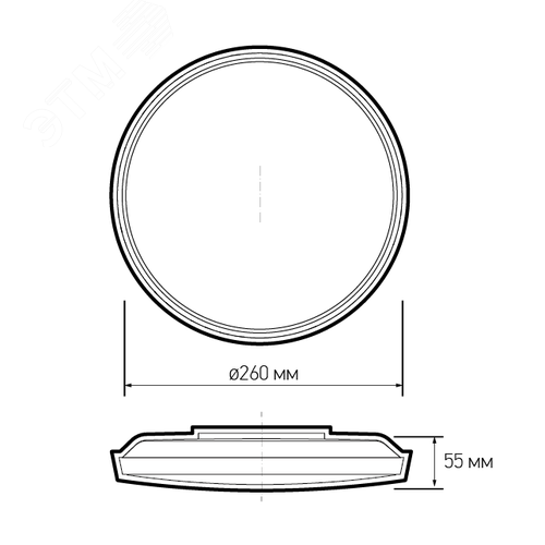 Светильник светодиодный ДБО-30w OPAL 4000К белый 2400Лм IP20 - фото 6