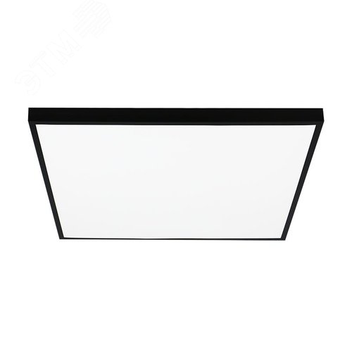 Изображение товара Светильник светодиодный ДВО-40w 588х588х25 6500K опаловый Грильято IP40 4200Лм черный (шт)