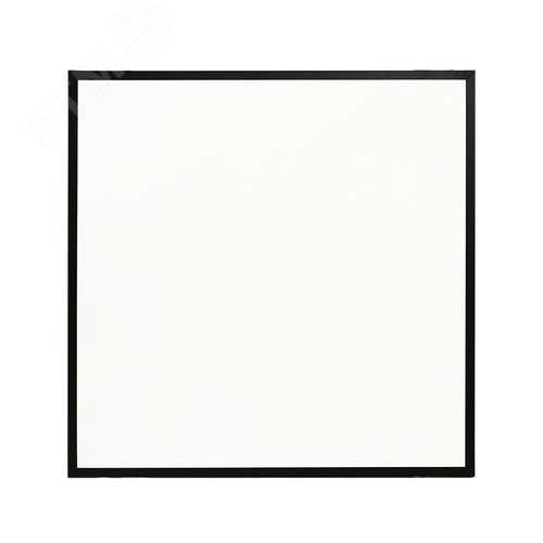 Светильник светодиодный ДВО-40w 588х588х25 6500K опаловый Грильято IP40 4200Лм черный - фото 4