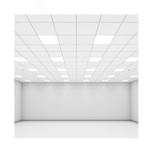 Светильник светодиодный ДВО-36w 595х595х15 6500K 3600Лм призма IP40 2853509J - фото 3