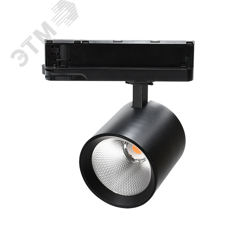 Светильник трековый трехфазный ДПО 7020 LED-30 Вт 3300 Лм 4000К IP40 черный 36 град 180–265В - фото 1