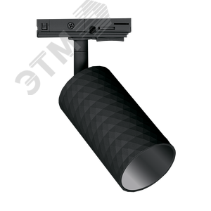 Изображение товара Светильник светодиодный трековый на шинопровод до 50W ДПО-50Вт черный под лампу GU10 (шт)