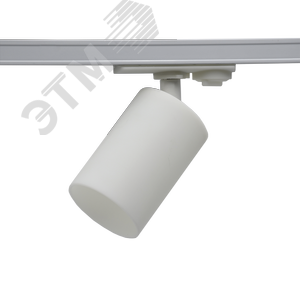 Светильник светодиодный трековый на шинопровод ДПО GU10 без лампы белый корпус - фото 1