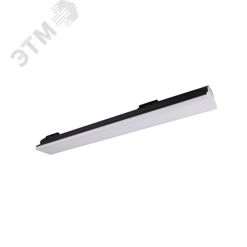 Светильник светодиодный трековый на шинопровод ДПО-28Вт 4000К 2940 Лм 120 град. BL (черный) P40 - фото 1