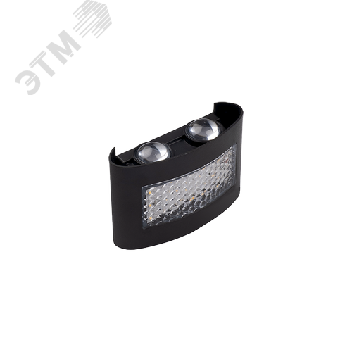 Изображение товара Светильник светодиодный фасадный ДБУ-81130 4W+2W 4000K BL черный 540Лм IP54 JazzWay (шт)